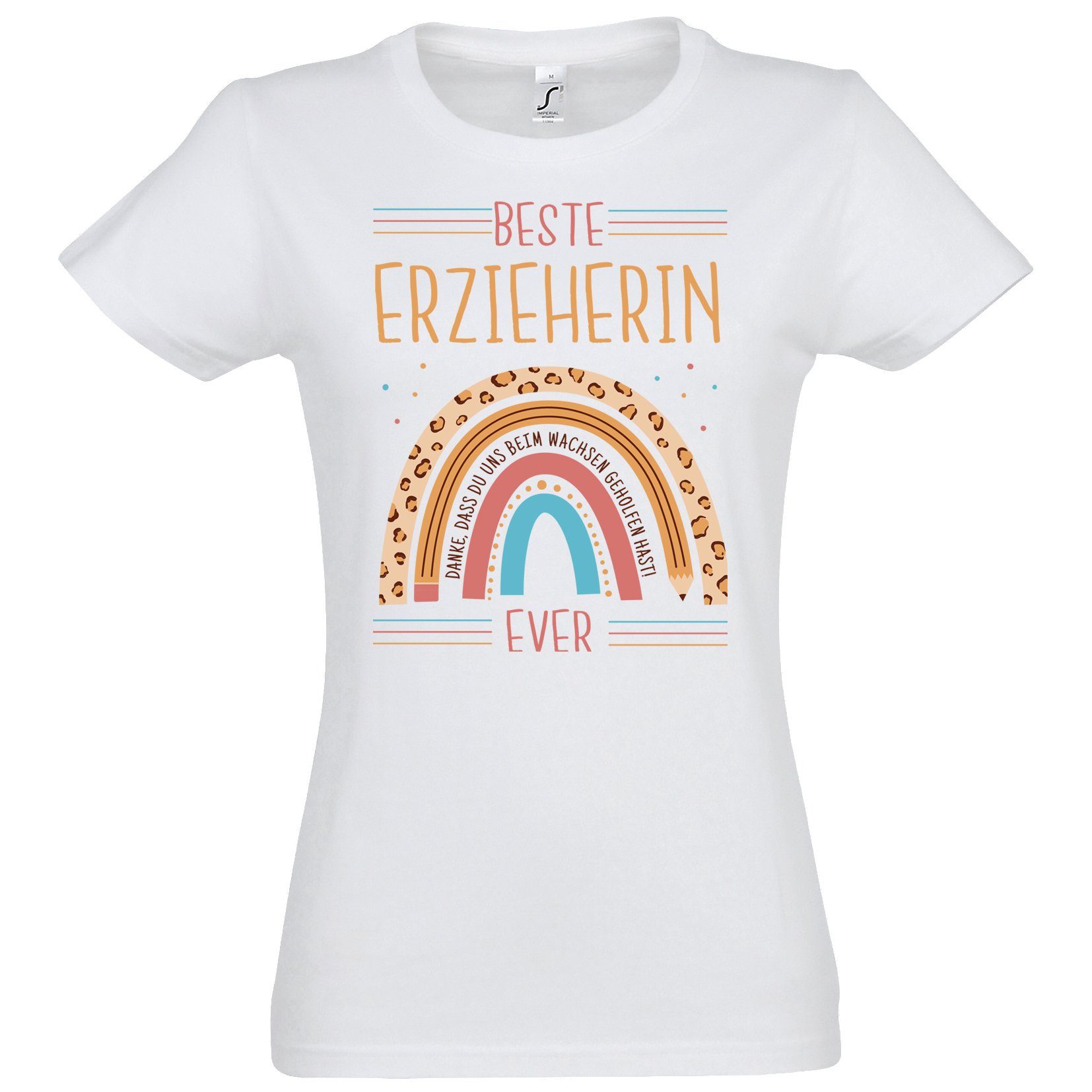 T-Shirt BESTE ERZIEHERIN EVER Damen Shirt