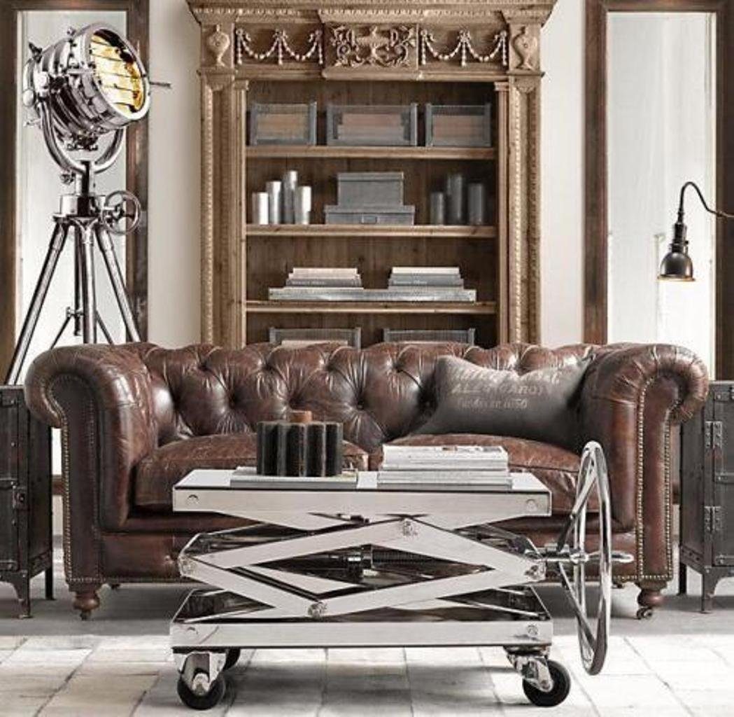 JVmoebel Chesterfield-Sofa, Chesterfield design luxus Sofa Polster couch garnitur