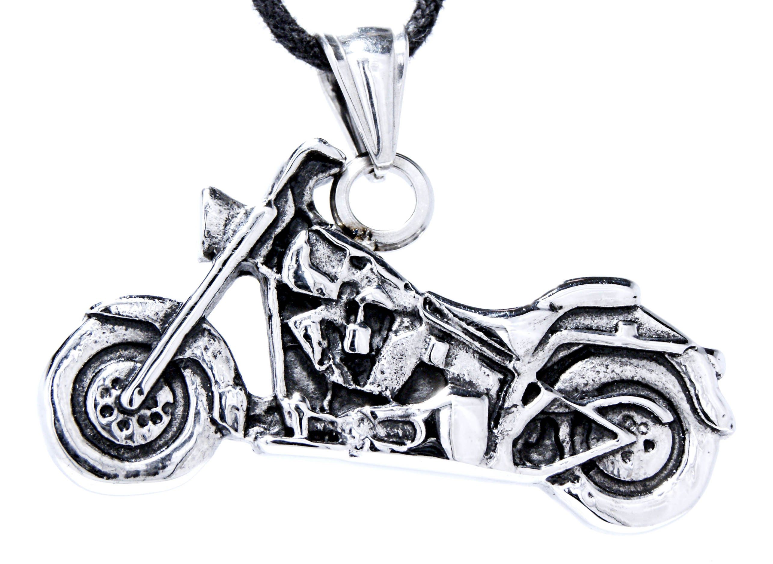Moped Biker Leather Stahl of Kettenanhänger Kiss Bike Edelstahl Motorrad Rocker