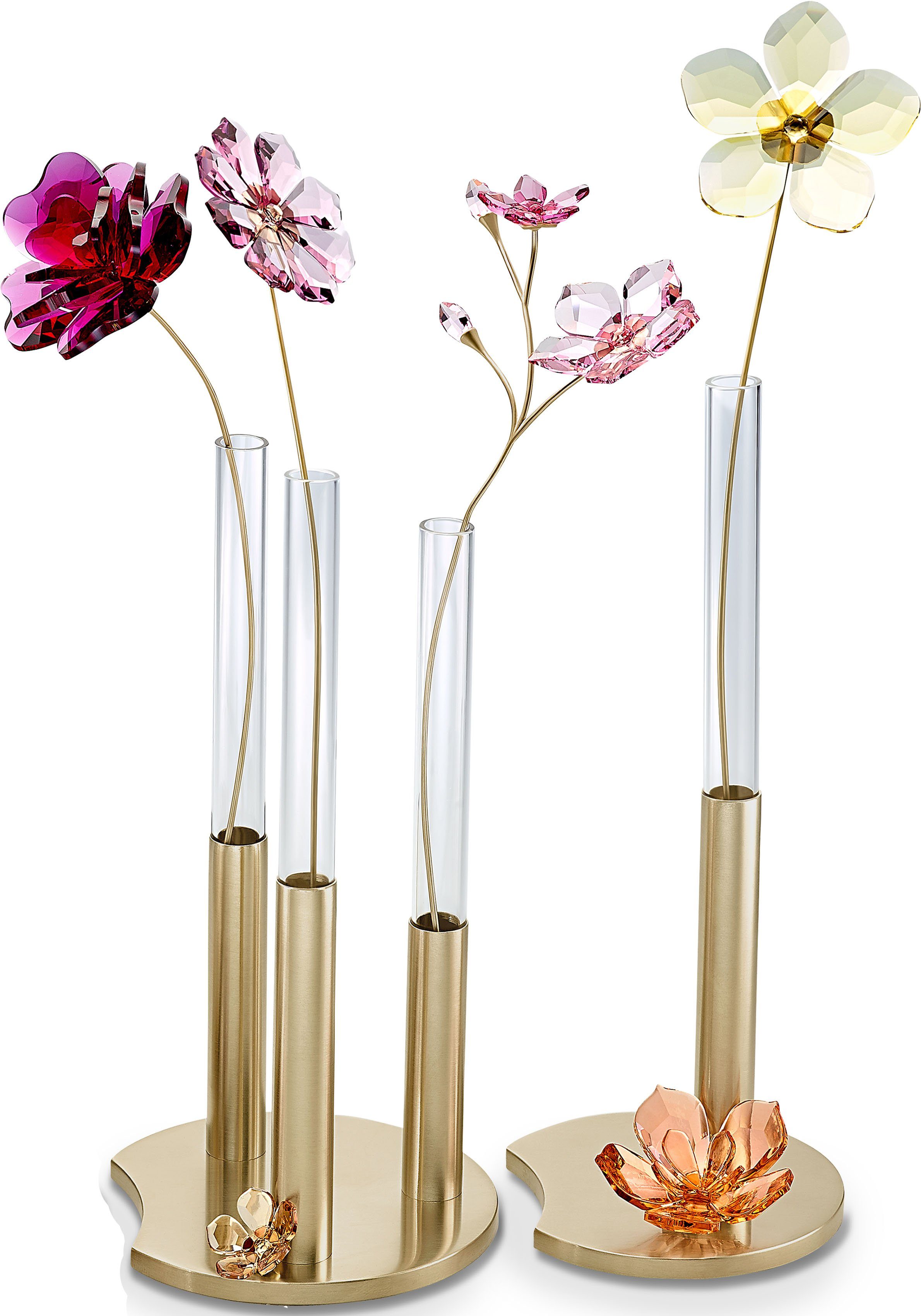 Swarovski Dekoobjekt Garden Tales (1 Kristallfiguren Kristall Dekorative Blumen 5557807 groß, Swarovski® St), Vase