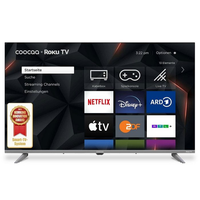 Coocaa 40R3G LCD-LED Fernseher (100 00 cm/40 Zoll Smart-TV HDR10)
