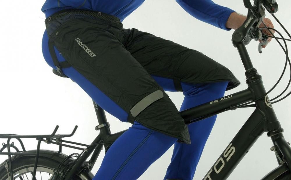 RainLegs Fahrradjacke Rainlegs Beinschützer schwarz Größe M - wasserabweisend, atmungsaktiv