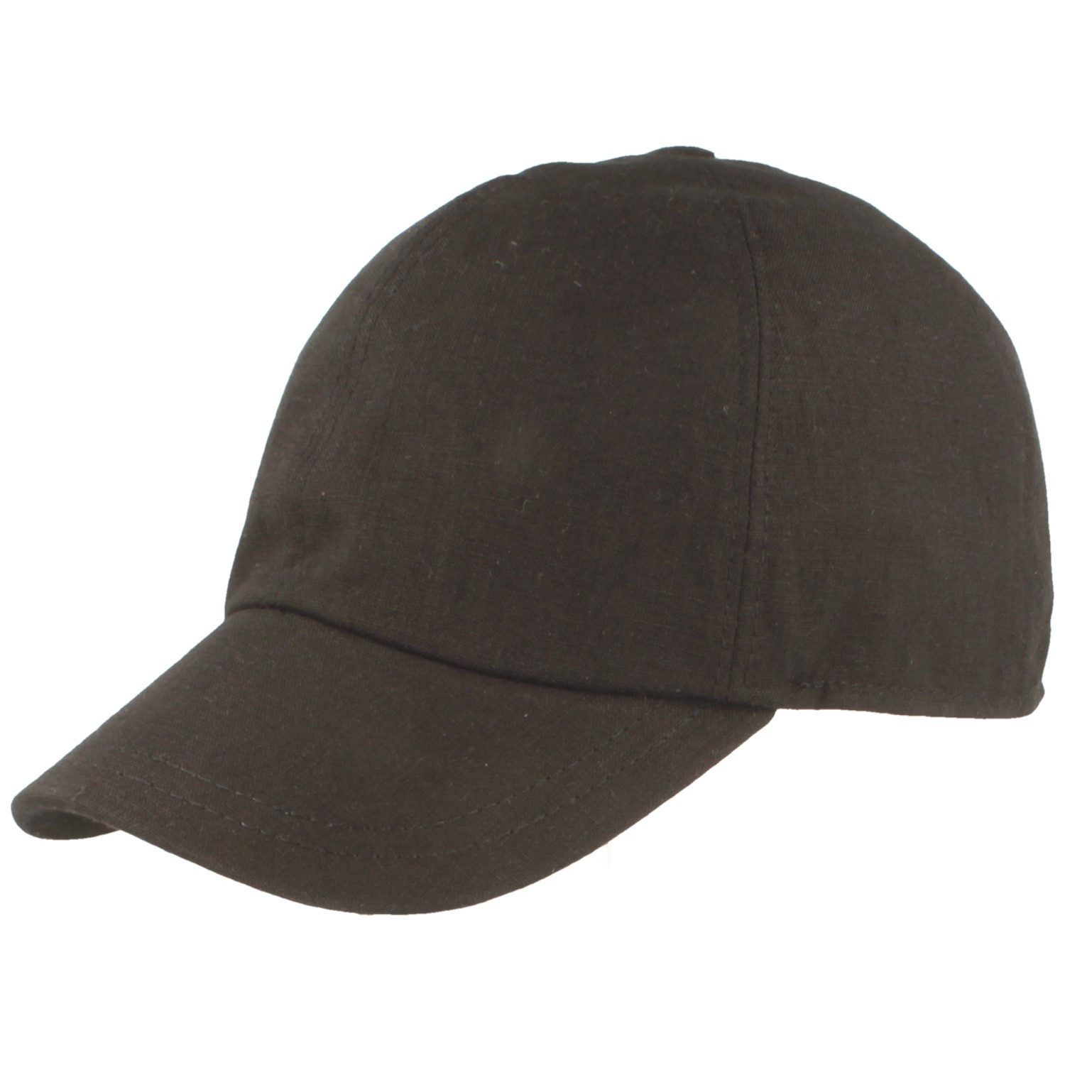 Breiter Baseball Cap Unifarbene Baseball Cap aus 100% Leinen
