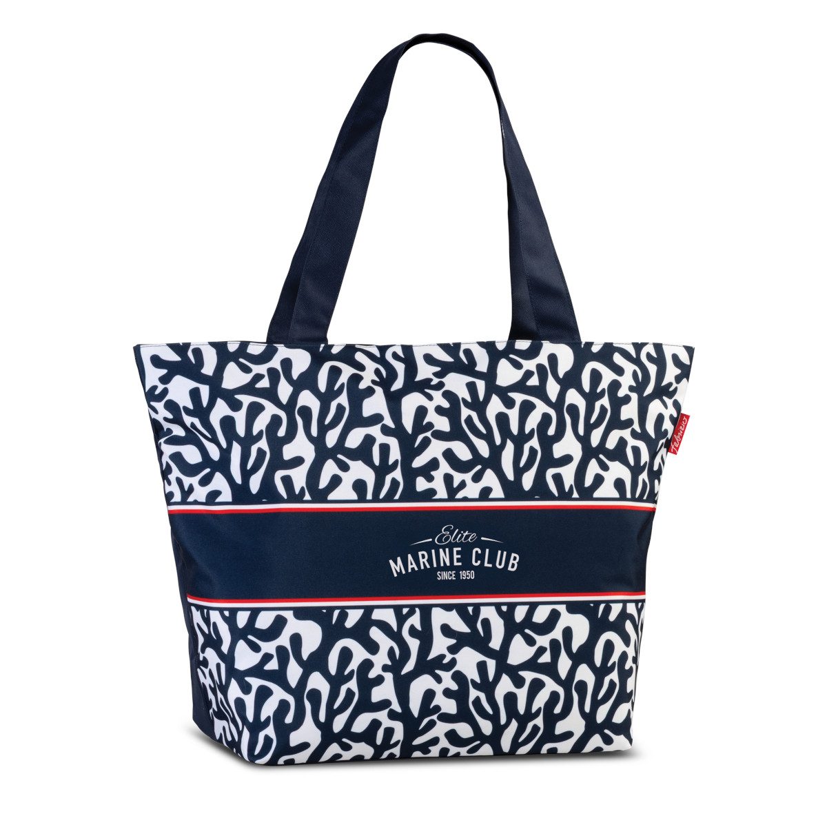 fabrizio® Strandtasche Große Sommertasche KORALLE, Höhe mit Henkel 58 cm