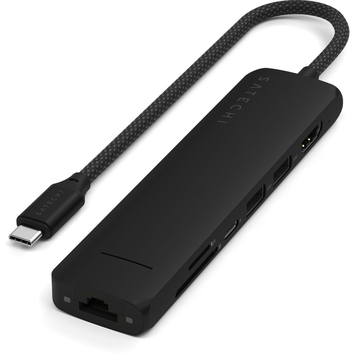 USB-C 7-in-1 Slim Multi Port Adapter Ethernet Netzwerk-Switch