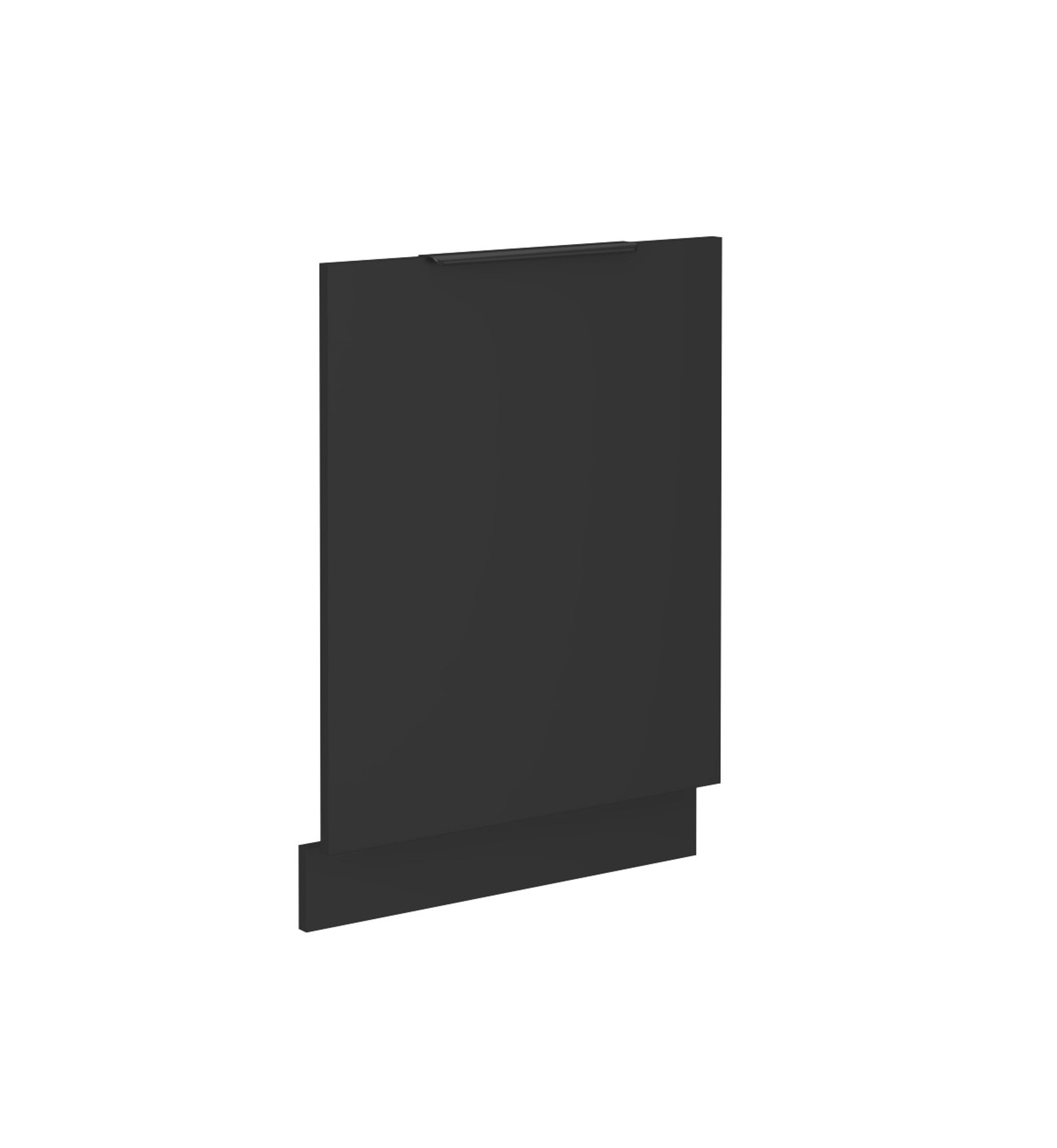 Küchen-Preisbombe Frontblende für vollintegrierten Geschirrspüler 60 cm Küche SIENA Schwarz (Frontblende Geschirrspüler 60 cm vollintegriert, 1 St), Modern