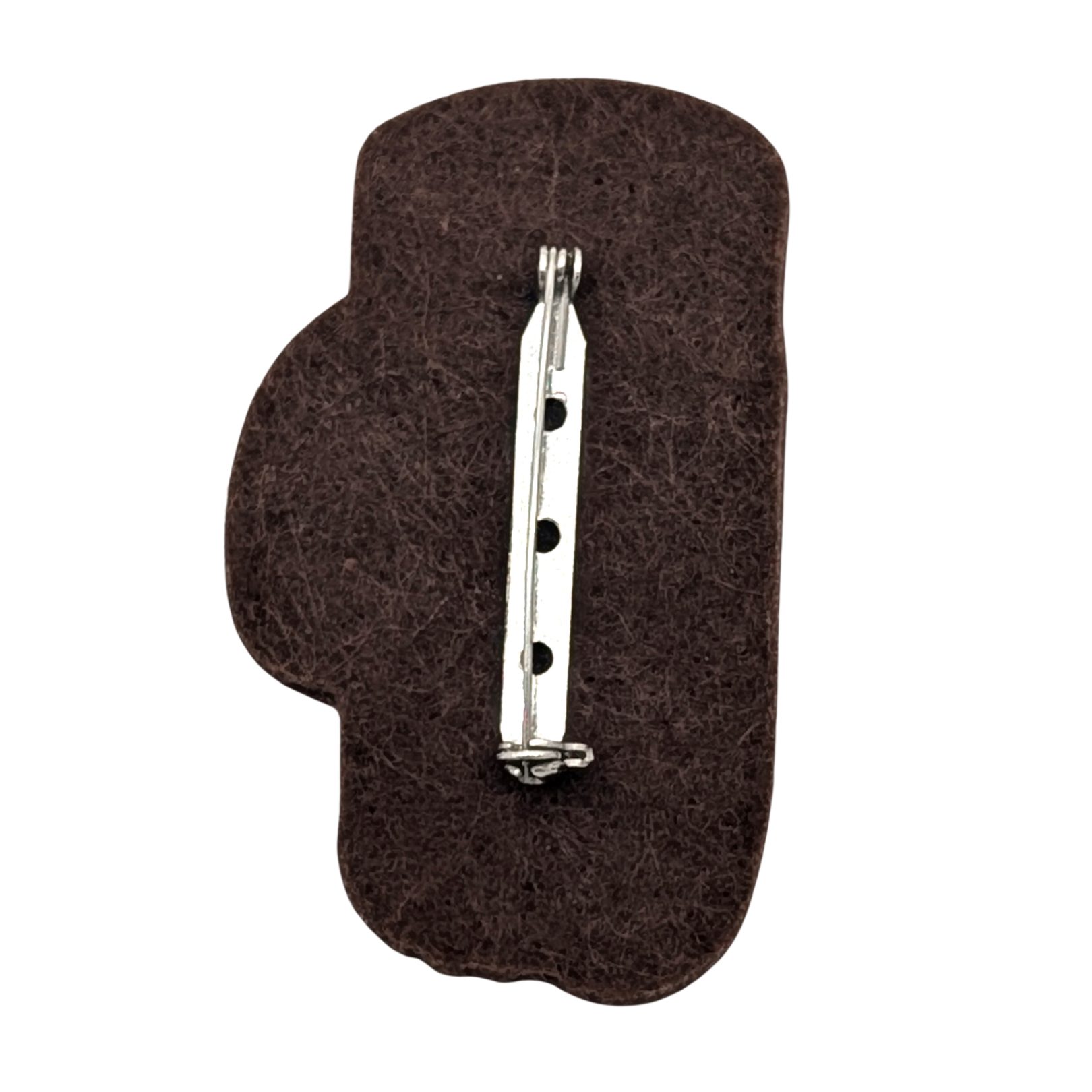 Hofbräuhaus München Anstecknadel HB Filz-Anstecker Bierkrugform, blau/gelb/rot, ca. 4×6,7 cm, Größe (B x H): ca. 4 x 6,7 cm, Broschennadel mit Sicherheitsbügel