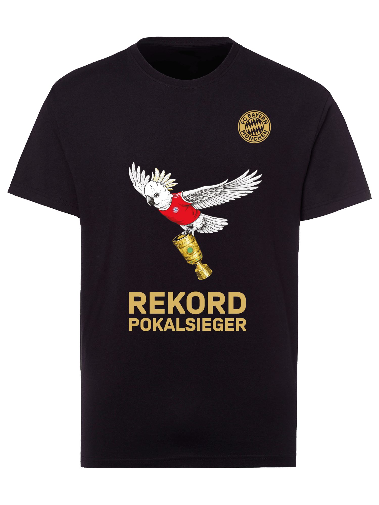 adidas Performance T-Shirt FC Bayern München, T-Shirt DFB-Pokalsieger 2026, Herren, Schwarz
