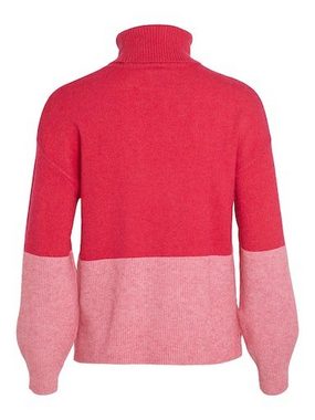 Vila Rollkragenpullover VIRIL BLOCKING ROLL-NK L/S KNIT TOP-NOOS in Colorblock Optik