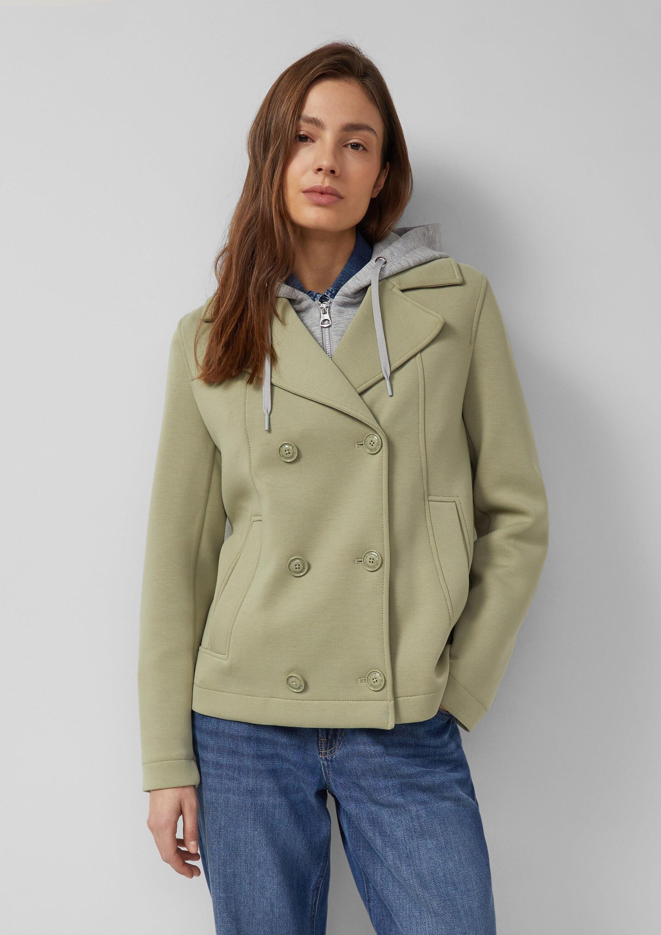 s.Oliver Funktionsjacke Outdoor-Jacke Cabanjacke aus Scuba mit herausnehmba günstig online kaufen