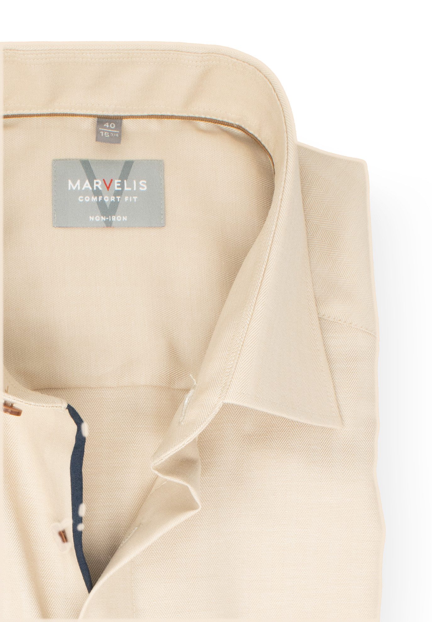 MARVELIS Businesshemd Comfort Fit bequeme Schnittführung – Bild 2 von 4