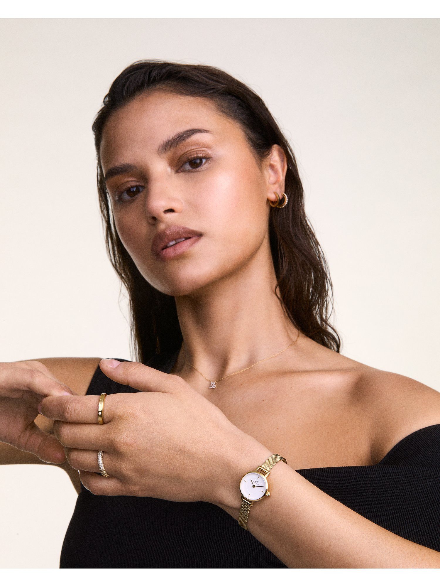 Daniel Wellington Quarzuhr Daniel Wellington Damen-Uhren Analog Quarz, Klassikuhr