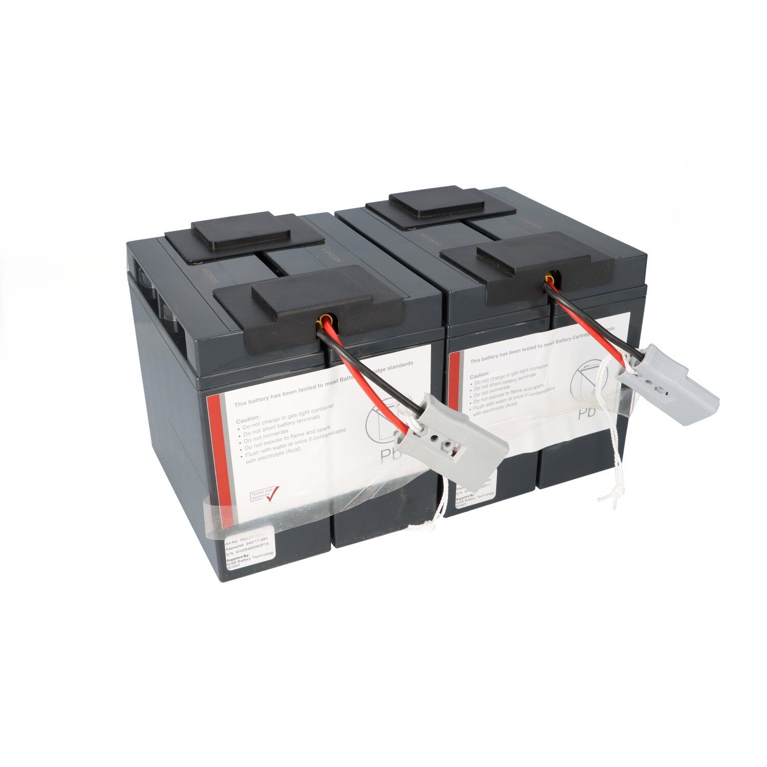 Akkuman.de RBC55 Akku plug'n'play für APC Smart UPS 2200/XL2200/3000/5000 Akku