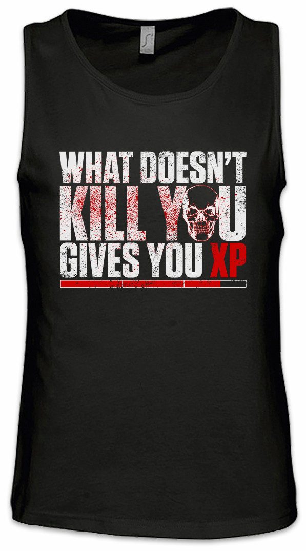 Urban Backwoods Tanktop Gives You Xp Ärmelloses T-Shirt Erfahrung Exp. Experience Lvl. Lvl RPG Roleplay MMORPG Dungeons
