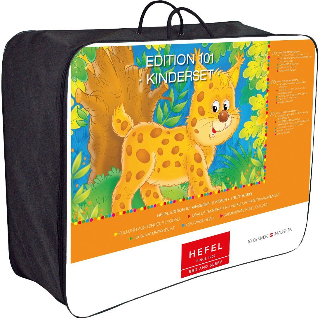 Kinderbettdecke + Kopfkissen Edition 101 Kinderset