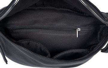 styleBREAKER Umhängetasche (1-tlg), 2-Teiliges Set Halbmond Crossbody Bag
