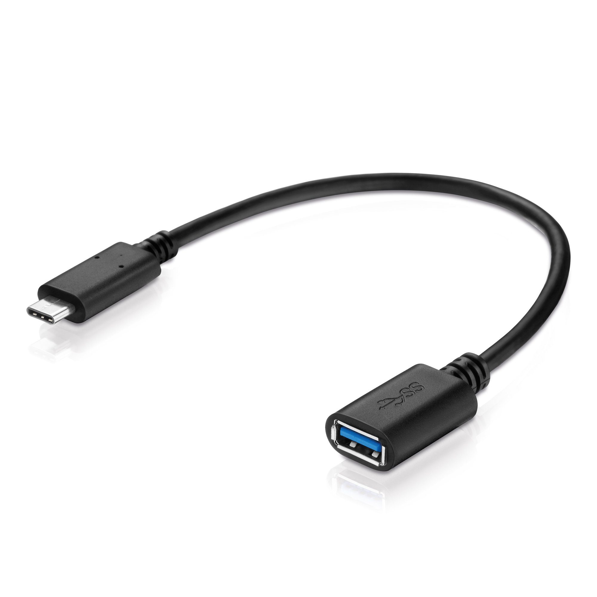 adaptare 40227 USB-OTG Adapter-Kabel USB-Stecker Typ C USB 3.0-Buchse USB-Kabel