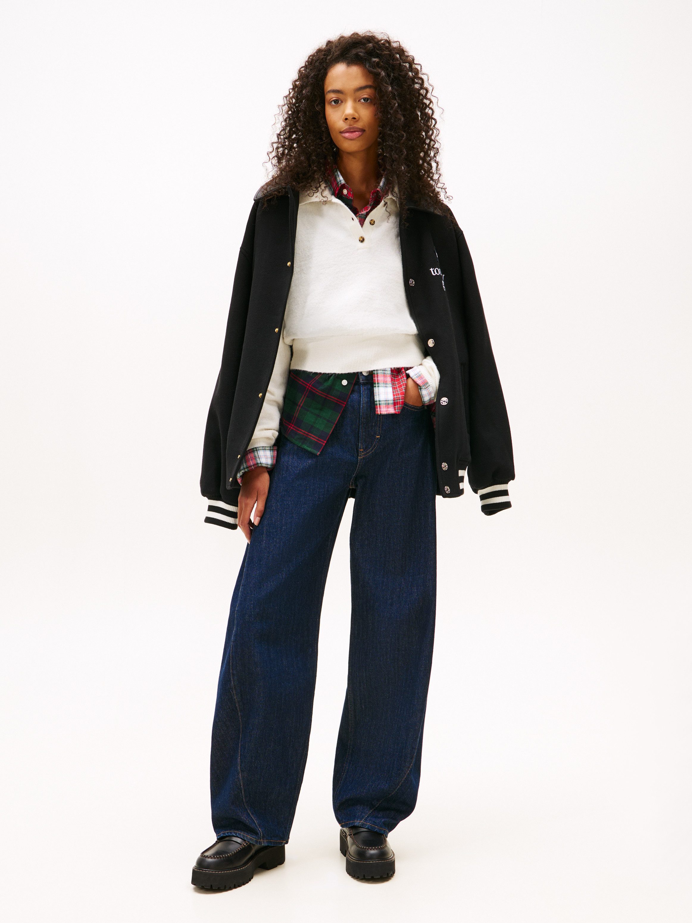 Tommy Jeans Tapered-fit-Jeans ELLA MID BARREL DI4156