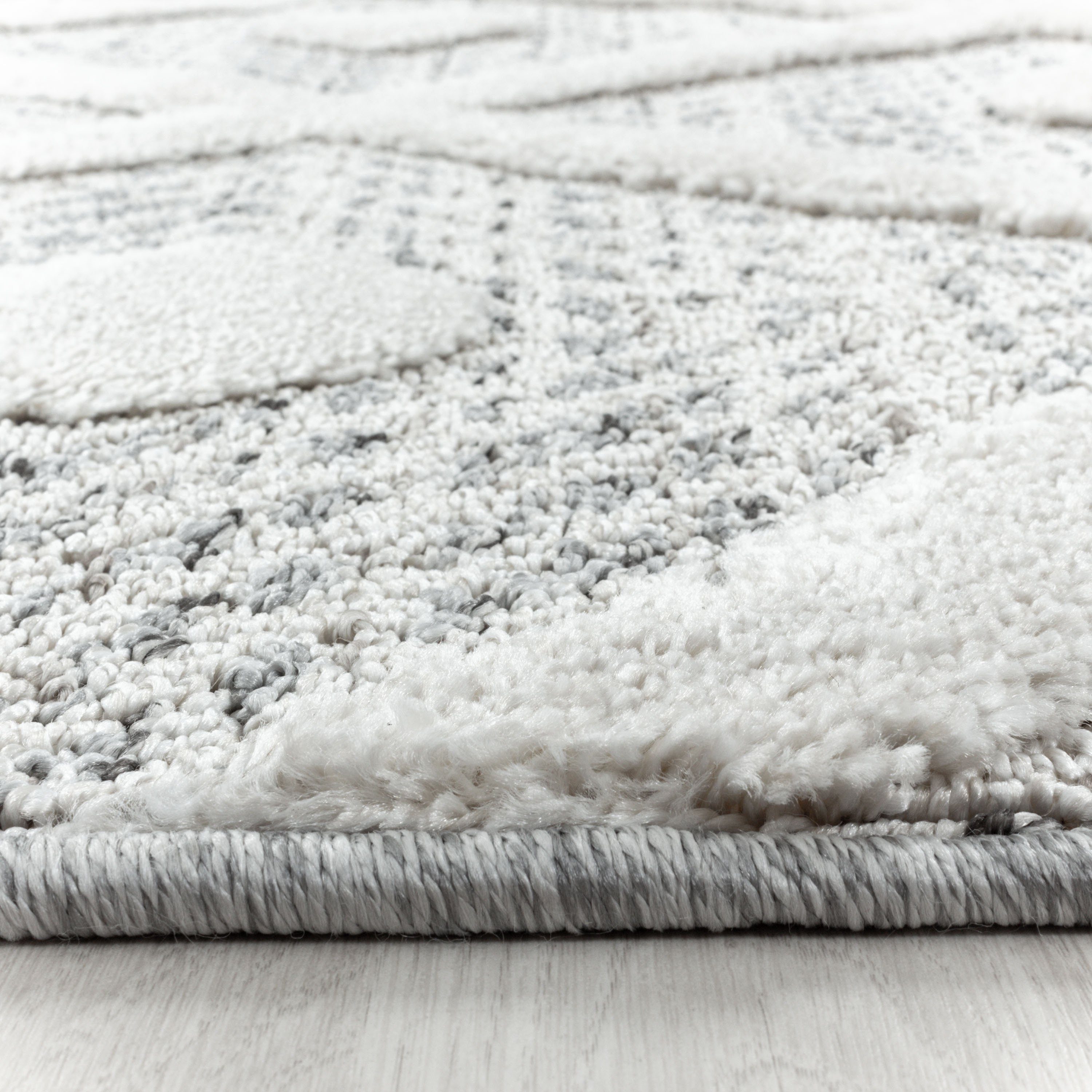 Stilvoll Günstig Hochflor-Teppich für Wohnzimmer und günstig online kaufen
