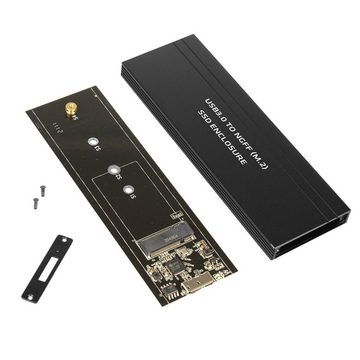 Maclean Festplatten-Gehäuse MCE582, USB 3.0 [abwärtskompatibel]; Plug&Play