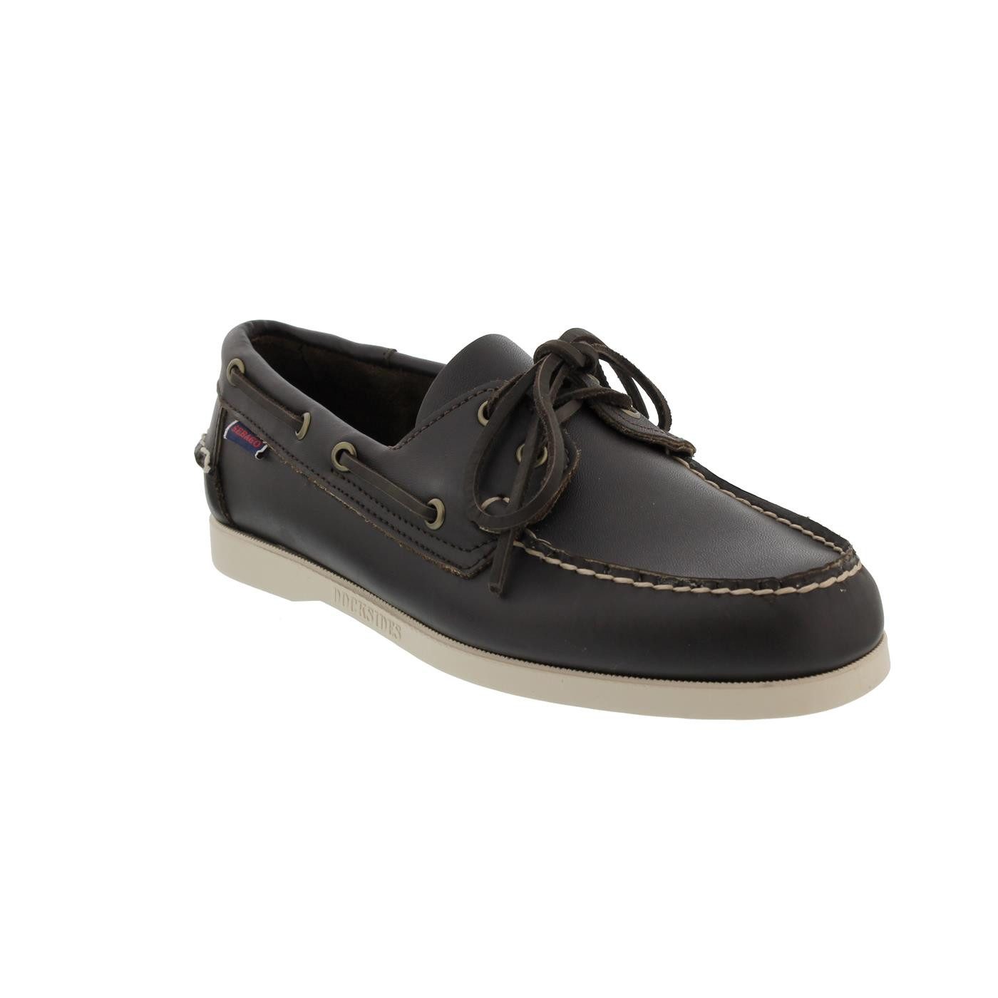 Sebago Sebago Docksides, Full-Grain Leather, dark brown, Men 7000H00-901 Bootsschuh