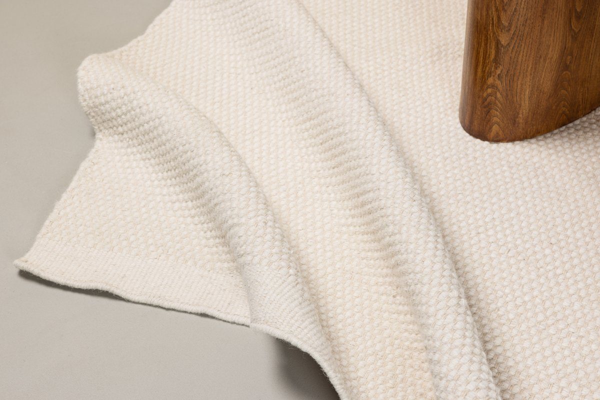Teppich VILMA - moderner Teppich aus cm, Wolle Off 10 schöner mm, Musterung 160x230 White eckig, BOURGH, mit Höhe