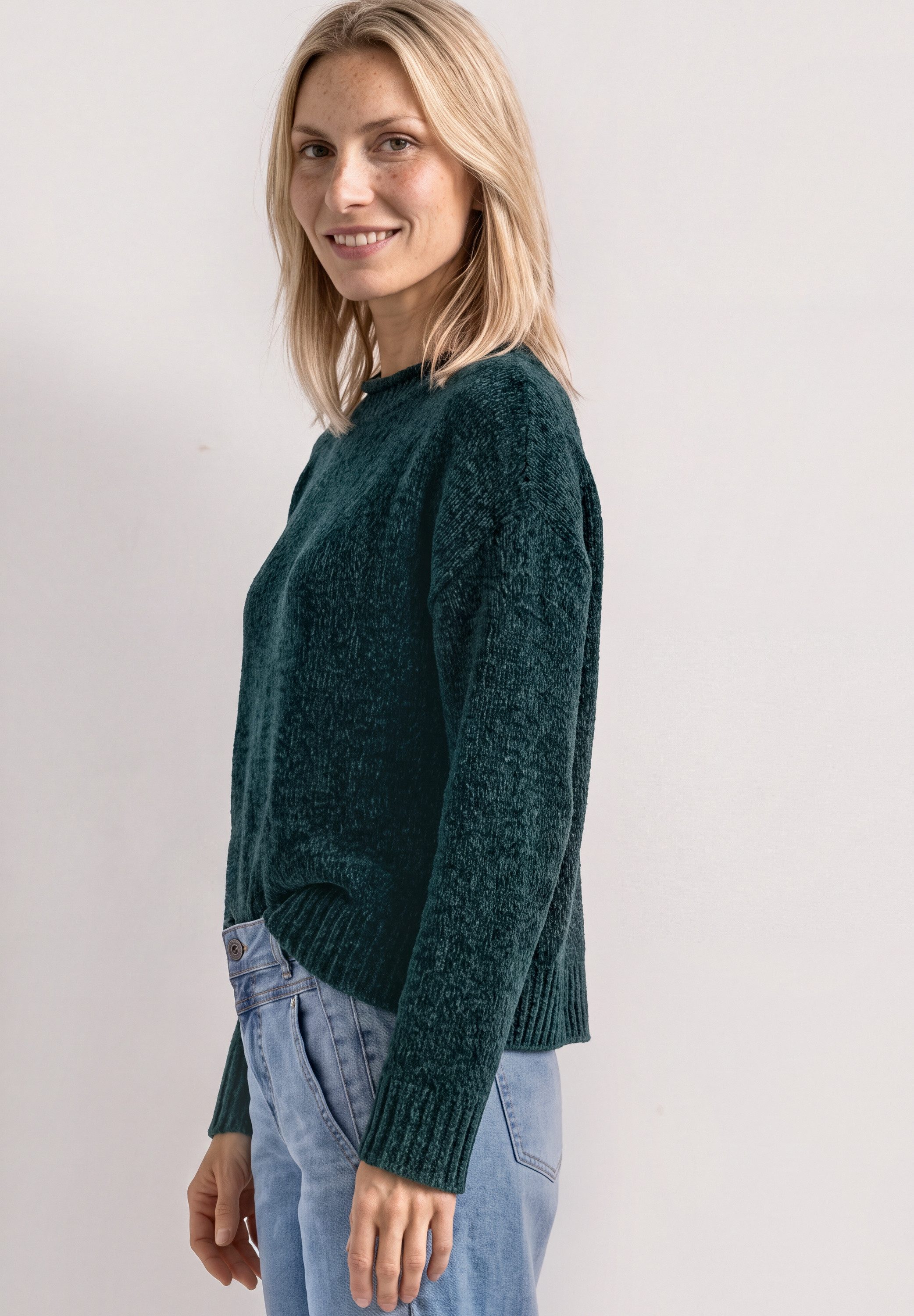 STREET ONE Strickpullover mit U-Boot-Ausschnitt