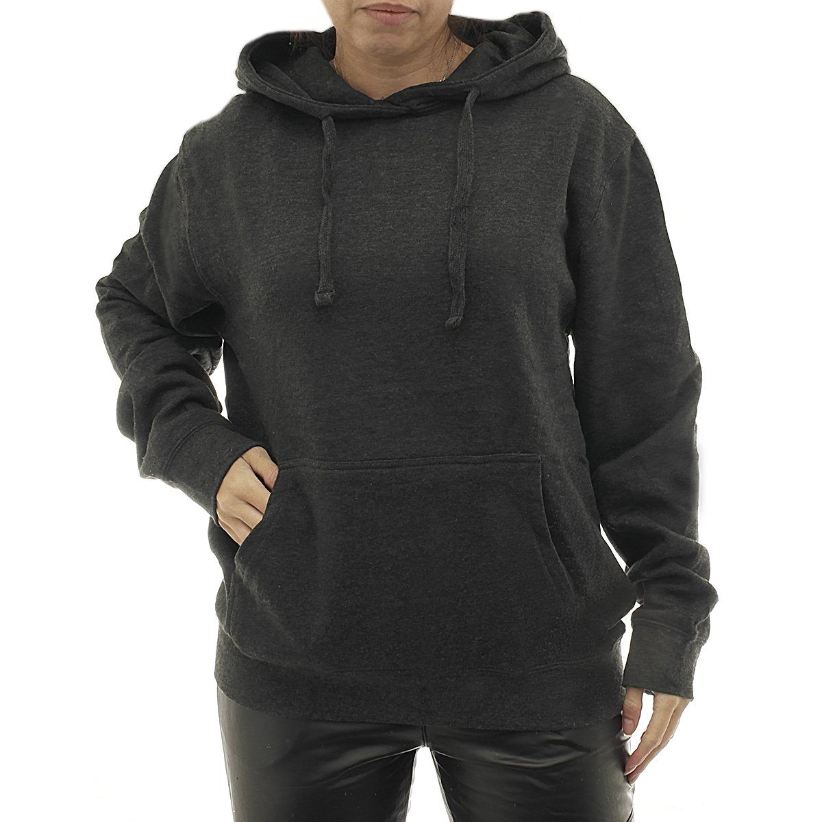 YESET Kapuzenpullover Damen Hoodie warm Vlies Kapuze Pulli Pullover Tasche vorne 7220
