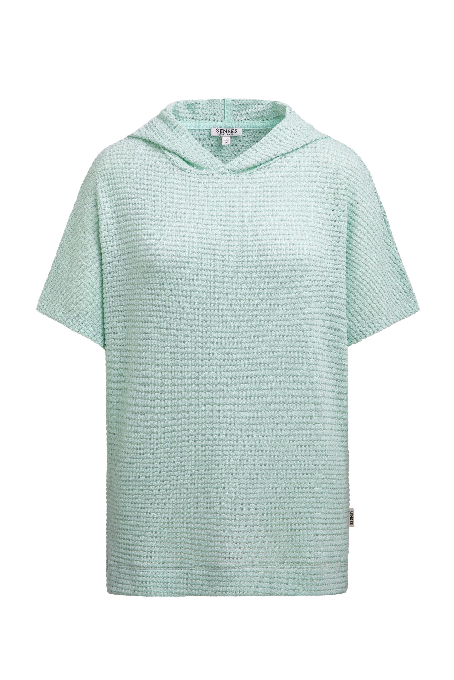 SENSES.THE LABEL Kapuzenpullover mit überschnittenen Schultern