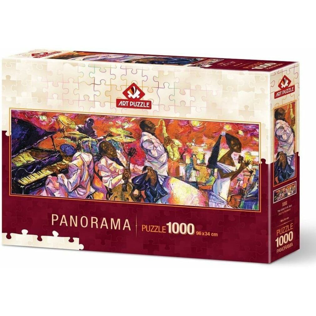 ART PUZZLE Puzzle Panoramapuzzle Colours of Jazz 1000 Teile, Puzzleteile