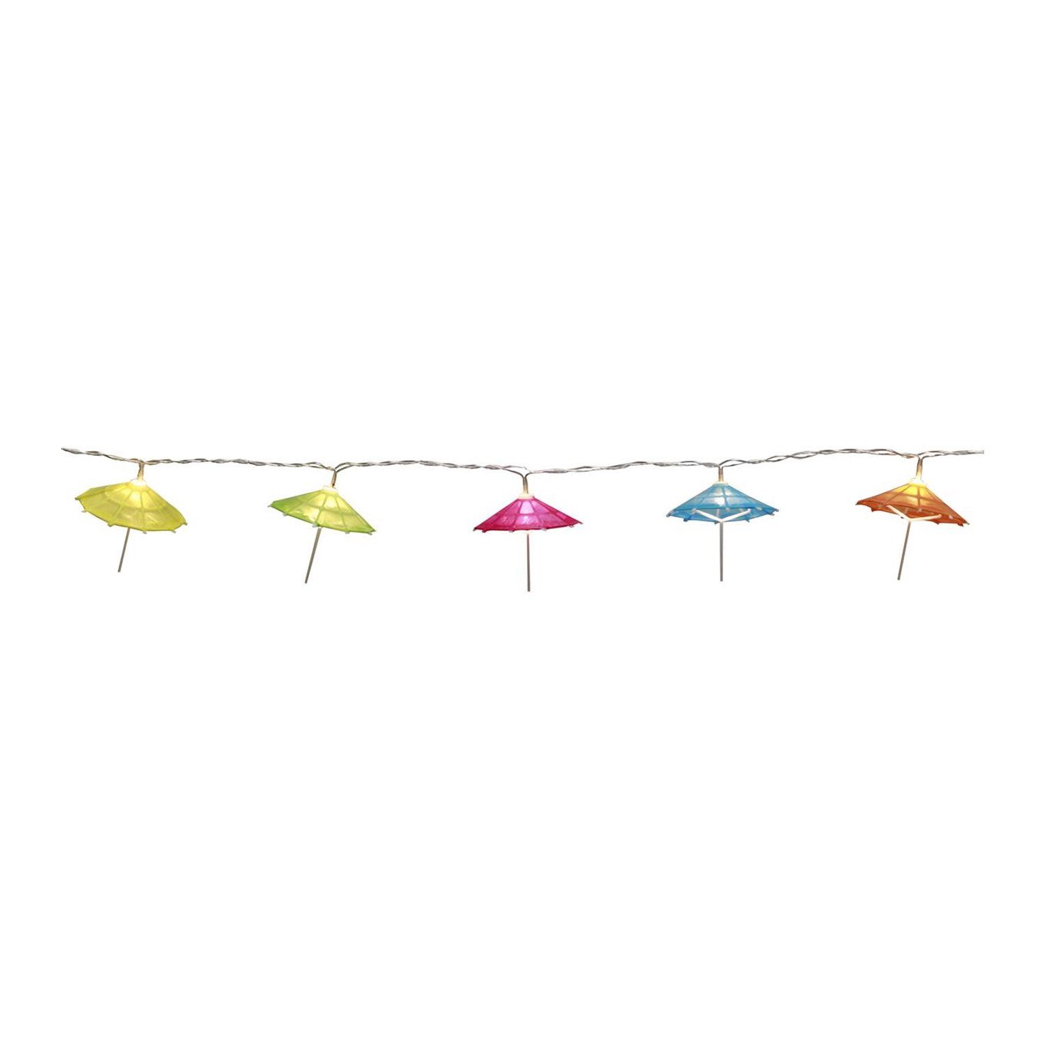MARELIDA LED-Lichterkette LED Lichterkette bunte Sonnenschirmchen günstig online kaufen