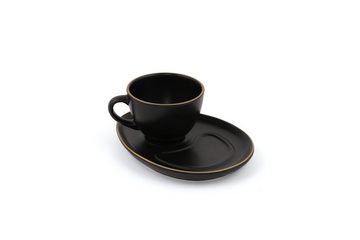 Hermia Concept Tasse KRM1494, Schwarz, Kaffeetassen, 100% Keramik