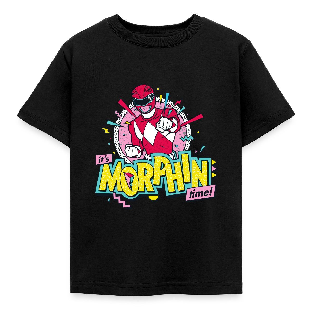 Spreadshirt T-Shirt Power Rangers It's Morphin Time Kinder T-Shirt (1-tlg)