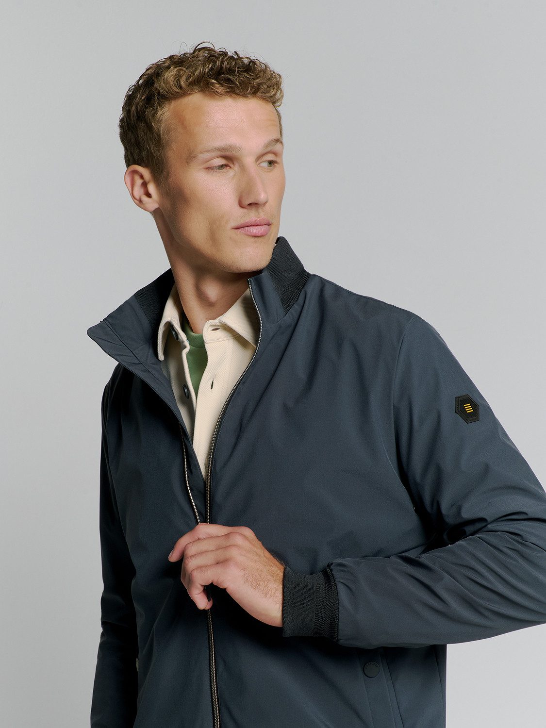 NO EXCESS Kurzjacke No Excess Jacke Short Fit Jacket Short Fit Clean Soft