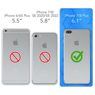 EAZY CASE Handyhülle Premium Silikon Case für iPhone 8 Plus / 7 Plus 5,5 Zoll, Slimcover Handy Softcase Silikon Schutzhülle mit Kameraschutz Gelb