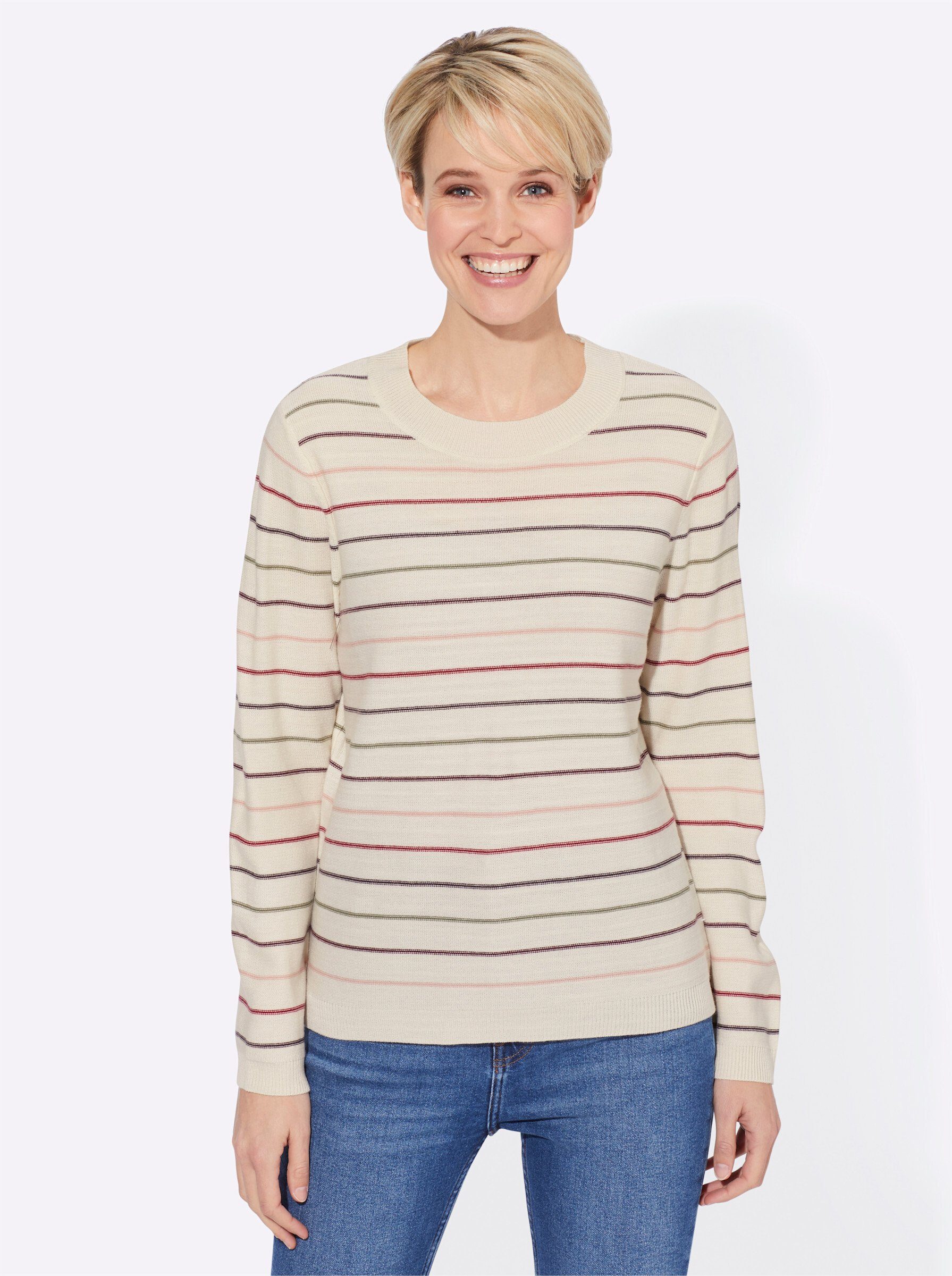Strickpullover Langarm-Pullover