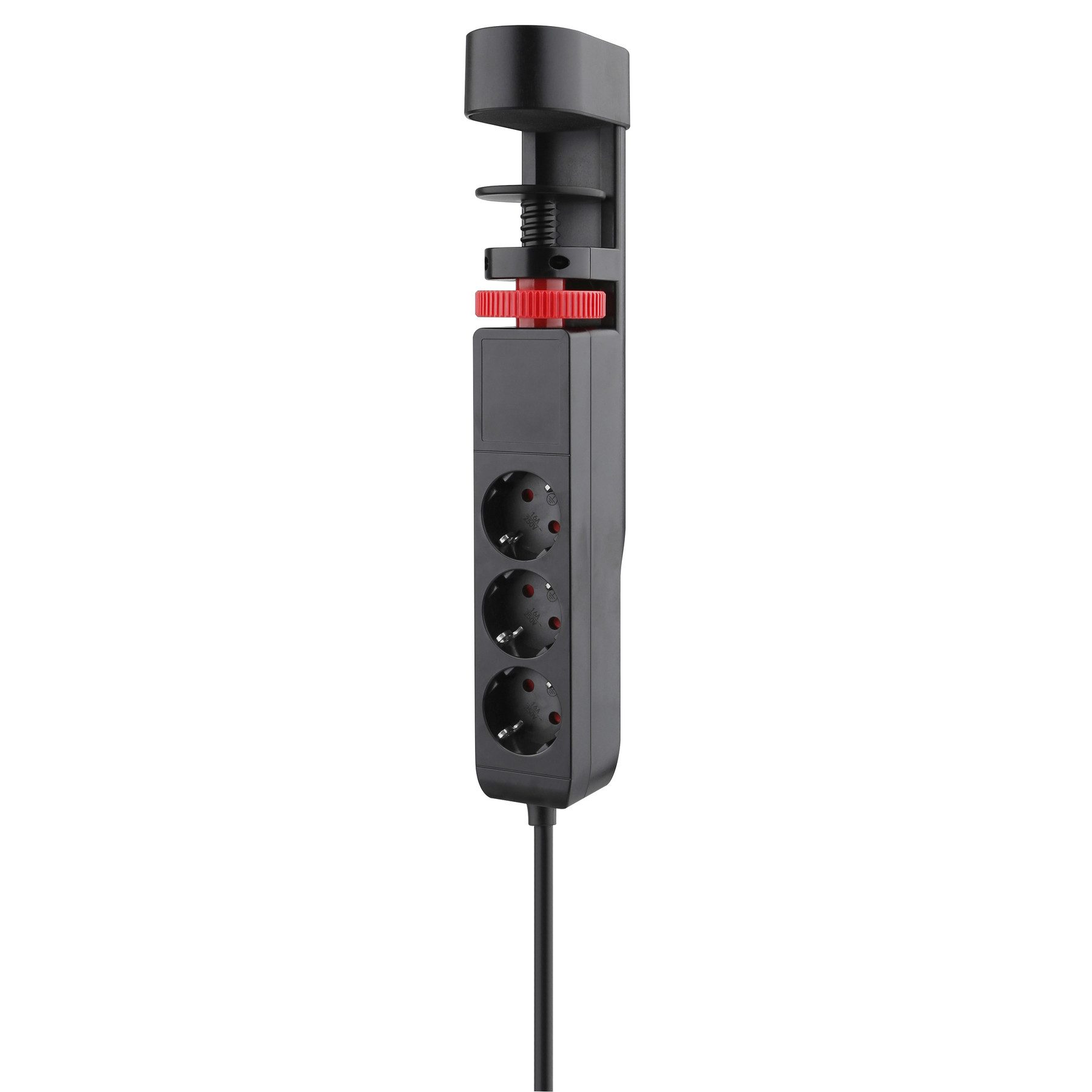 REV REV Steckdosenleiste mit Tischbefestigung,3-fach, 2x USB-A, 1x USB-C Mehrfachsteckdose