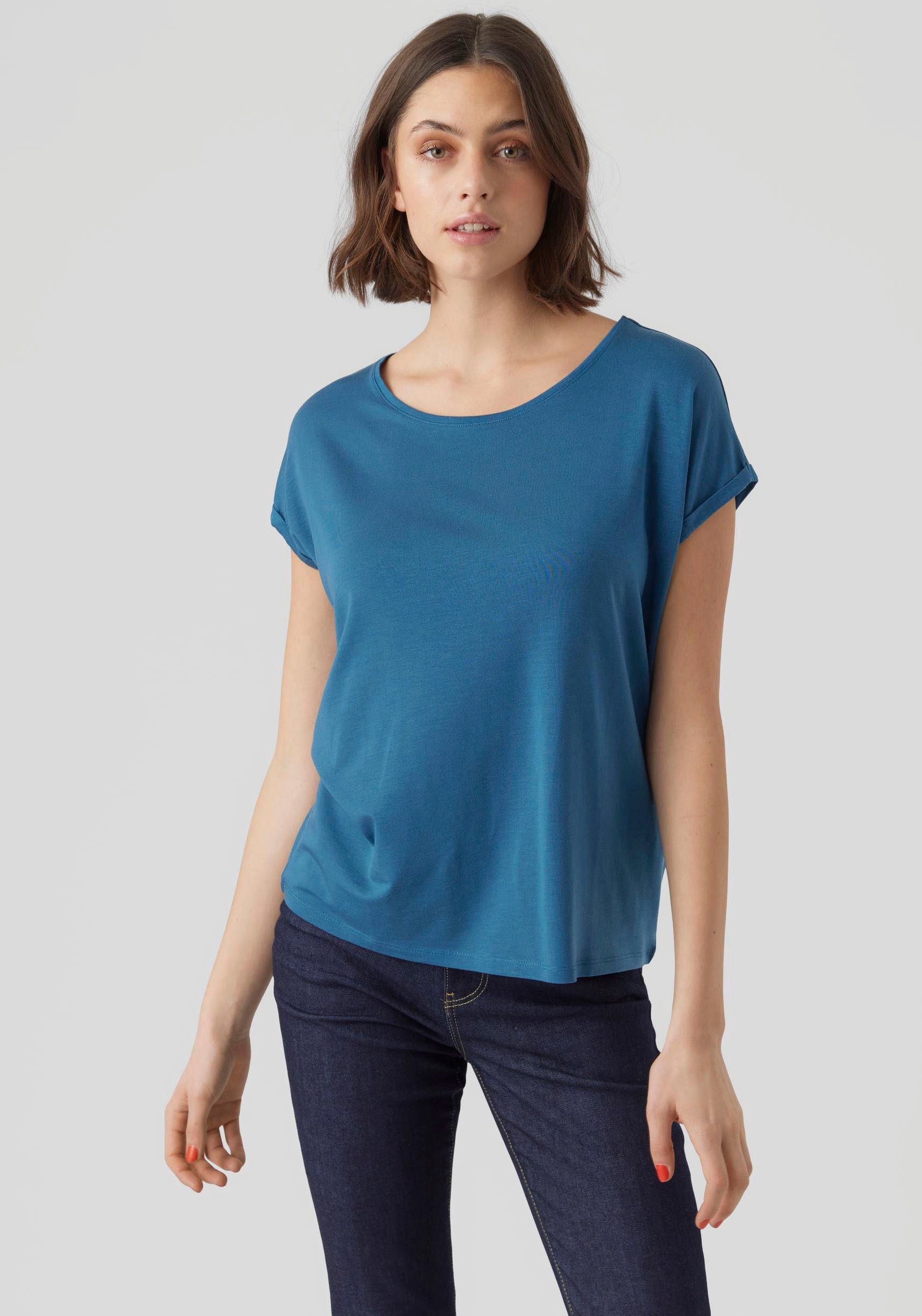 Vero Moda Rundhalsshirt VMAVA PLAIN SS günstig online kaufen