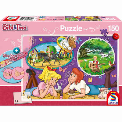 Schmidt Spiele Puzzle Bibi & Tina Freundinnen für immer, 150 Puzzleteile