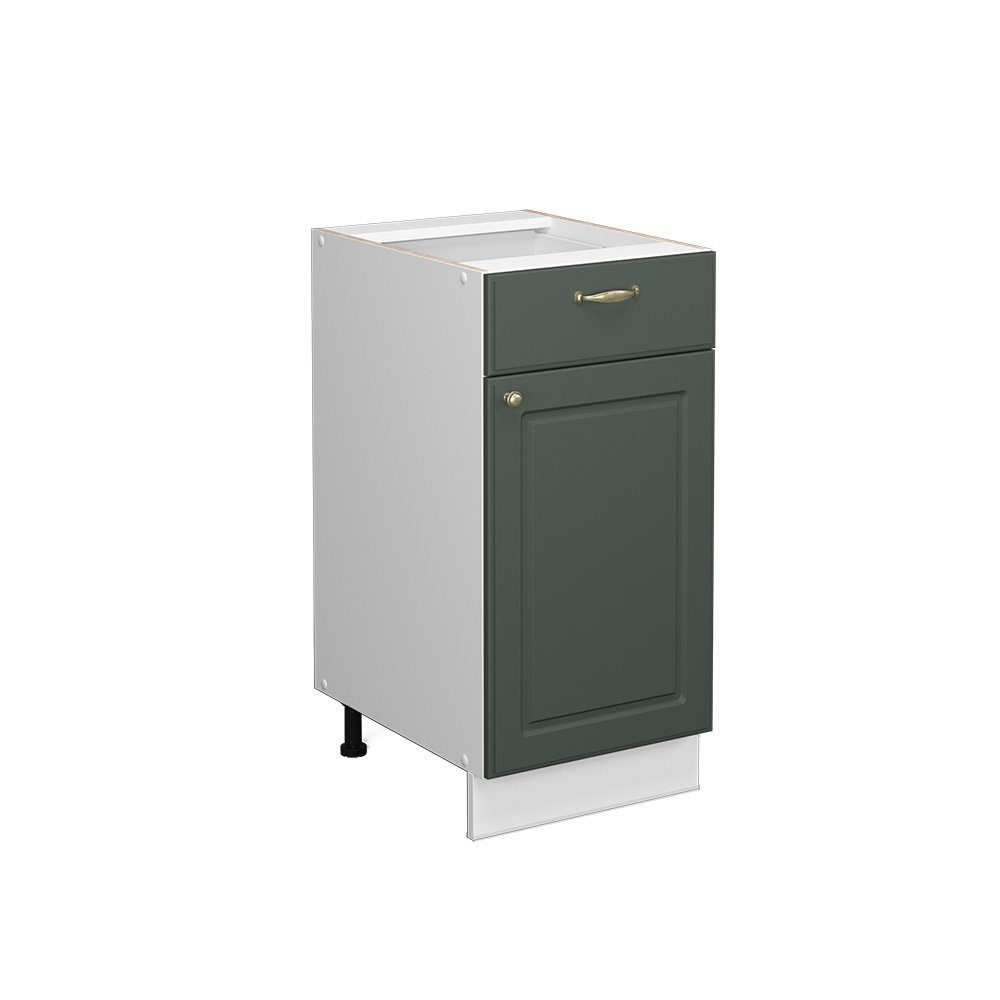 Vicco Midischrank Fame-Line, Grün-Gold Landhaus/Weiß, 40 günstig online kaufen