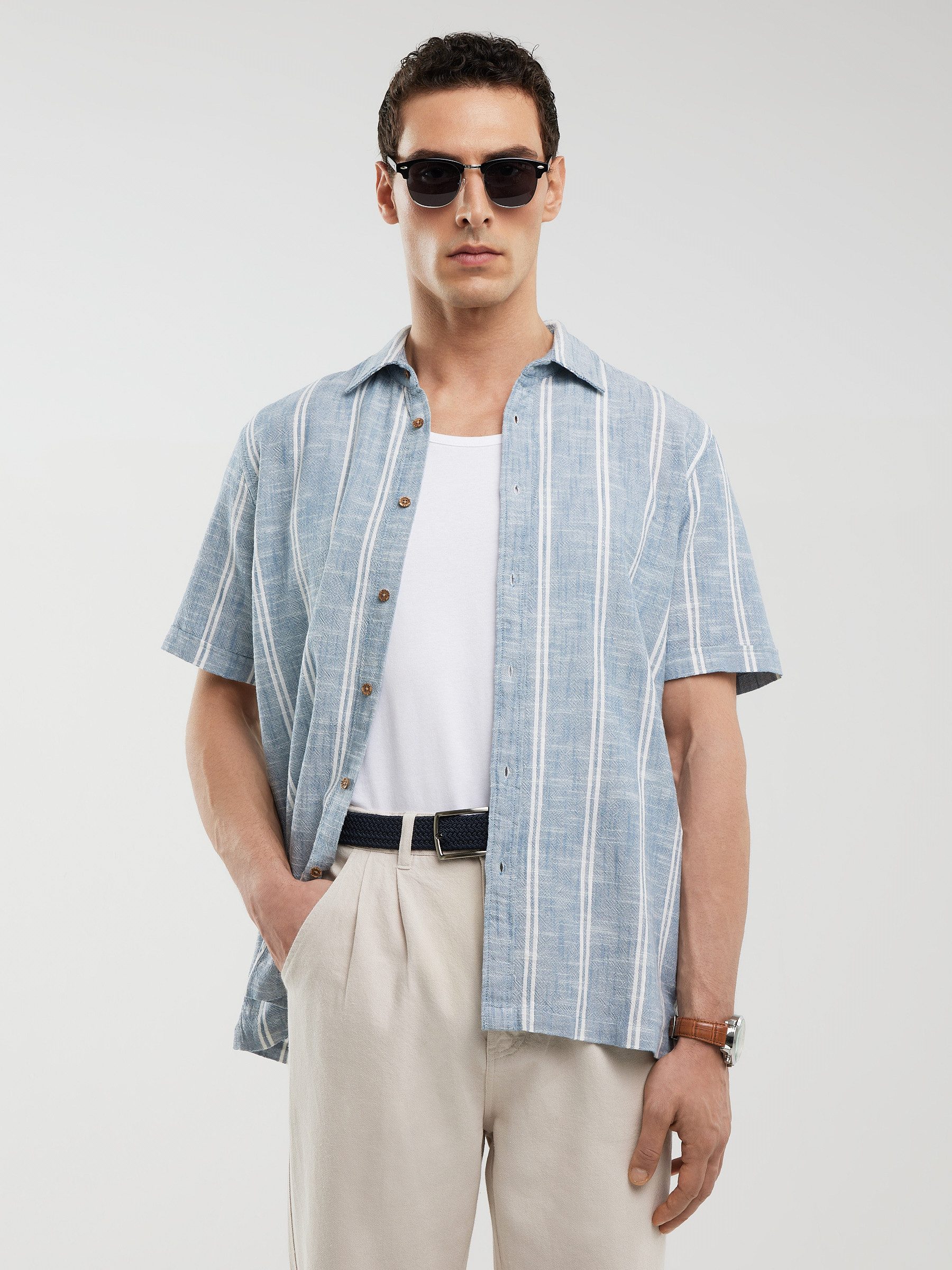 BIG STAR Langarmhemd LUIZNER