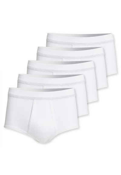 conta Slip 5er Pack Doppelripp (Spar-Set, 5-St) Slip / Unterhose - Baumwolle - Mit Eingriff - Formstabil, Pflegeleicht