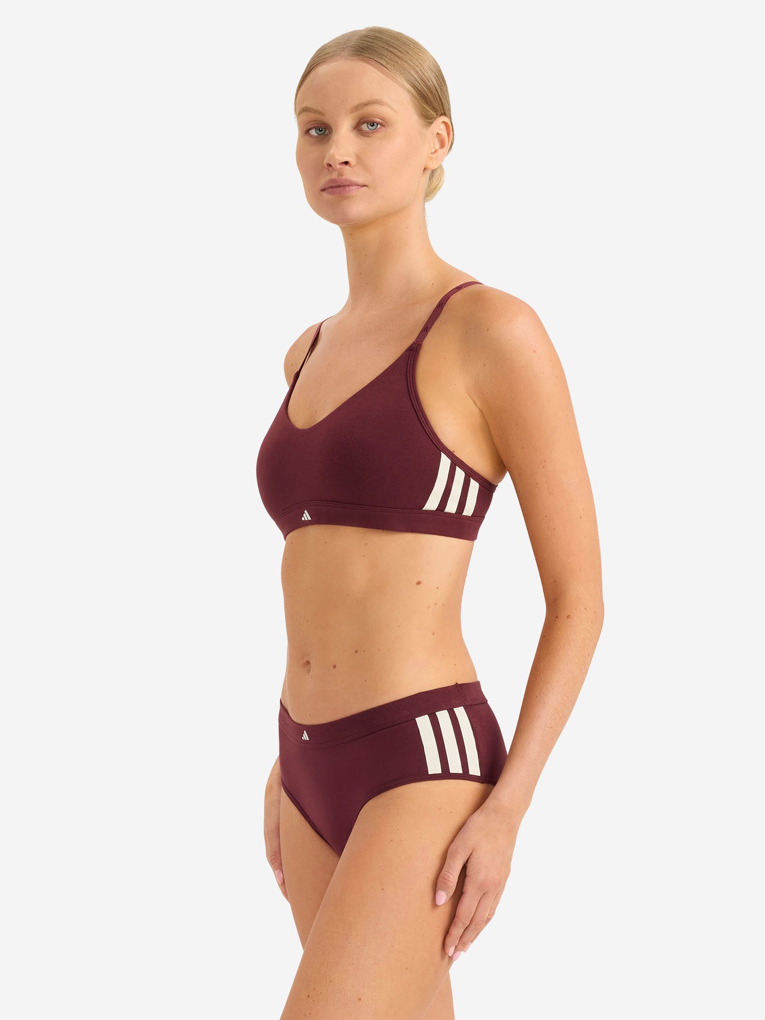adidas Sportswear Hipster Sport Active Essentials Cotton 3 Stripes Hipsterslip, Hüftslip, Unterwäsche – Bild 5 von 5