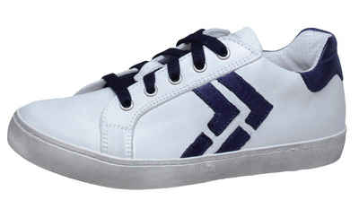 Dianetti Sneaker Dianetti 9861 für Teenager aus Leder Weiß Blau Sneaker