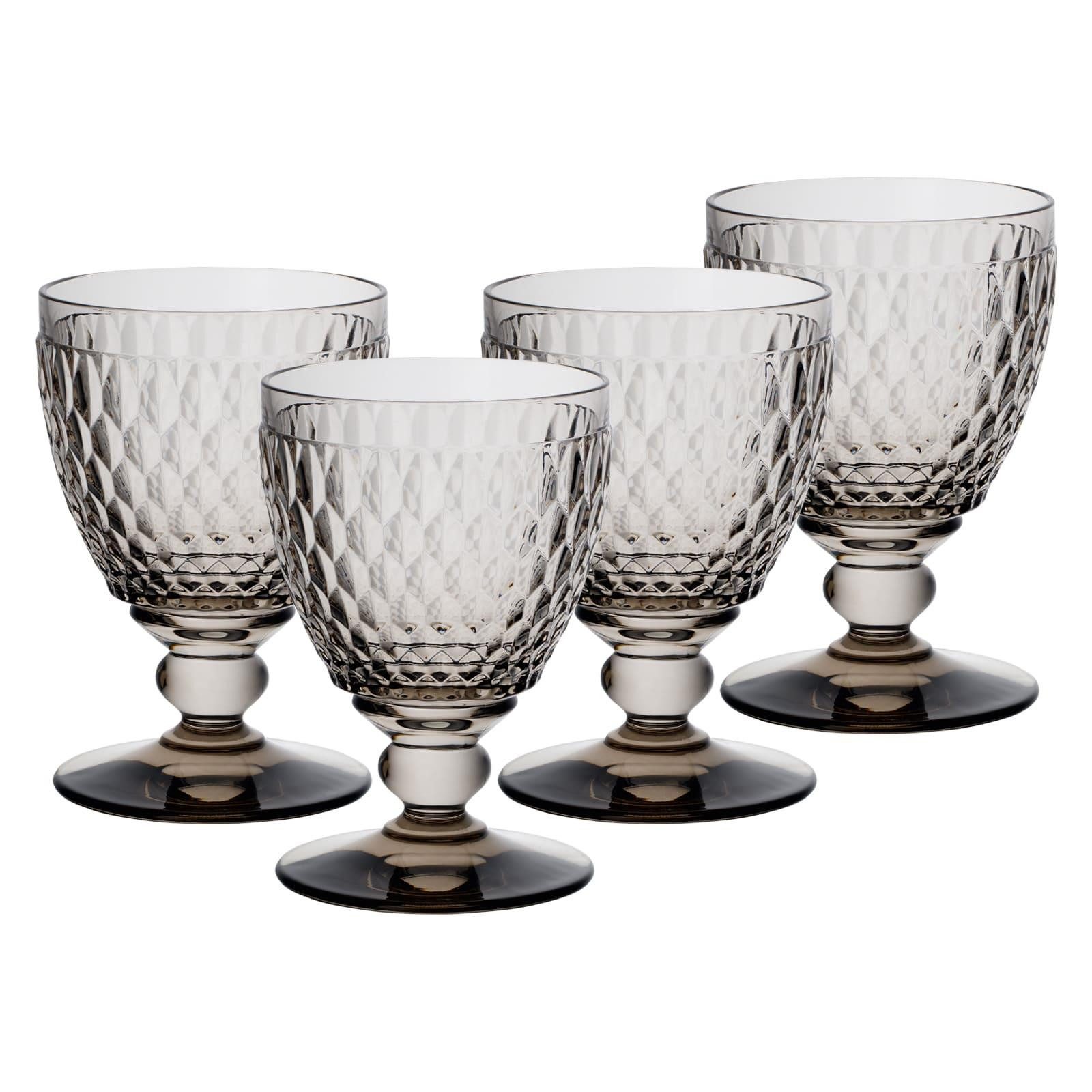 Villeroy & Boch Glas Boston Coloured Wassergläser 400 ml 4er Set, 4-tlg., Glas