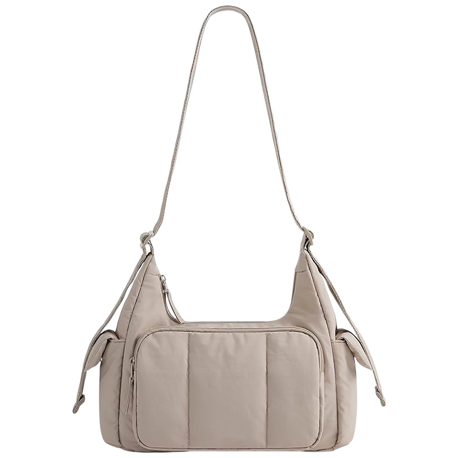 Refttenw Umhängetasche Mini Puffer Tasche Flauschig Weich Crossbody Bag Damen Wasserabweisend, mit verstellbarem Schultergurt und mehreren Fächern