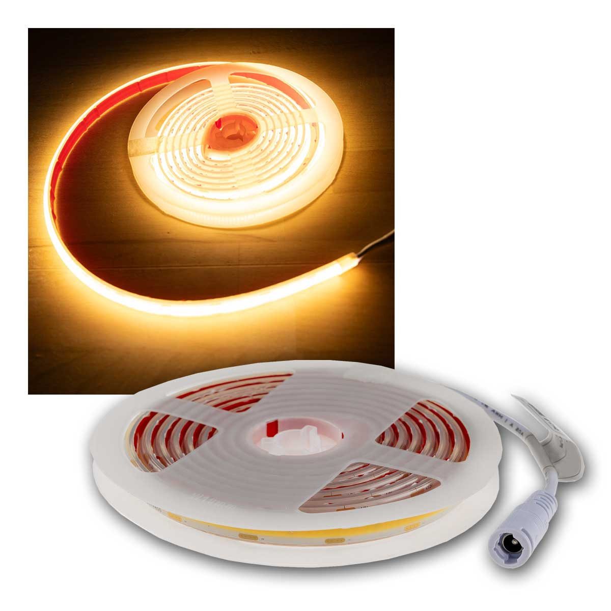 ChiliTec LED-Streifen LED-Stripe "CLS-COB V2" 2m, warmweiß, IP65