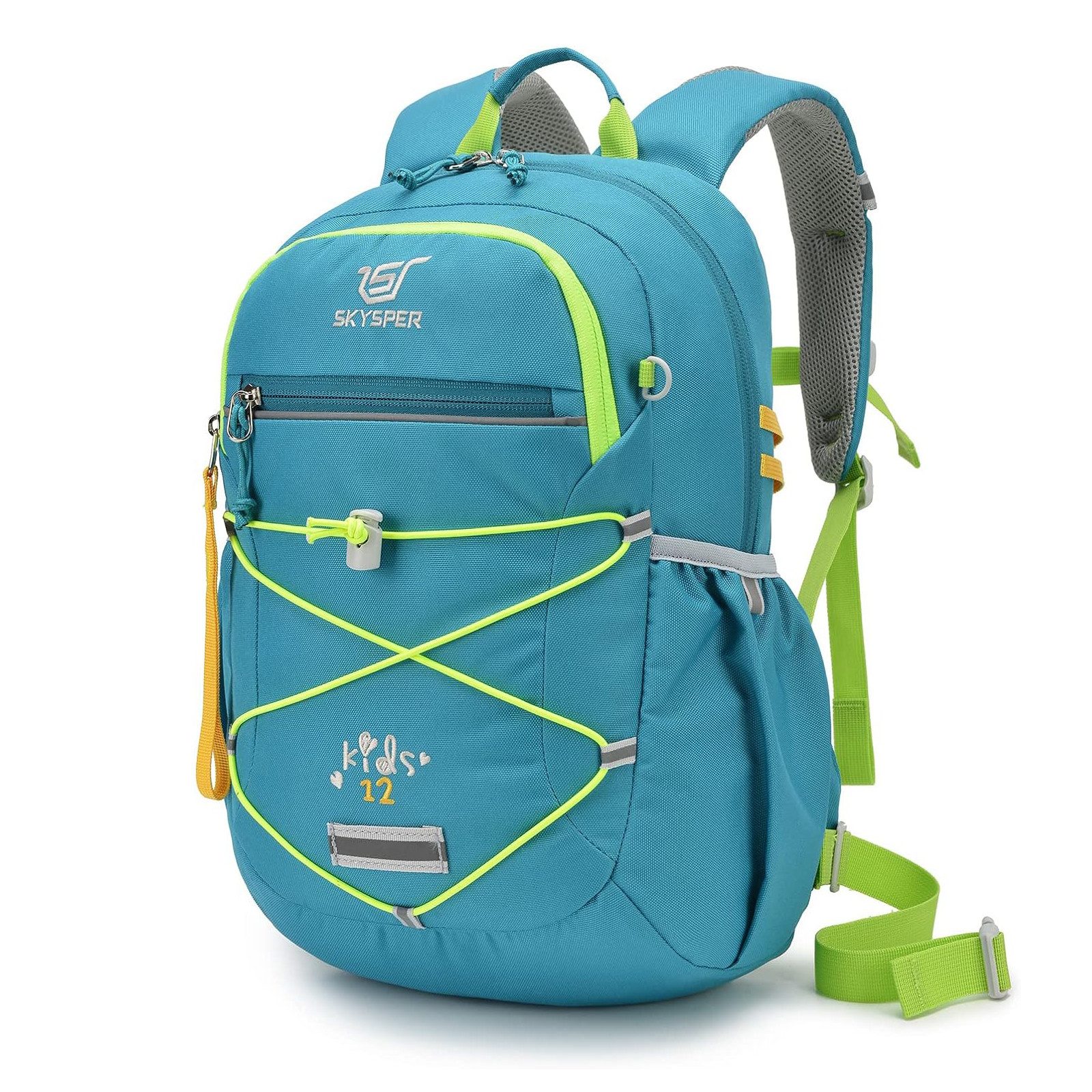 SKYSPER Kinderrucksack Wandern Jungen Mädchen für 3 - 8 Jährige 12L/18L (1-tlg), Ergonomisch & Vielseitig Verstellbar für Schule, Wandern & Reise