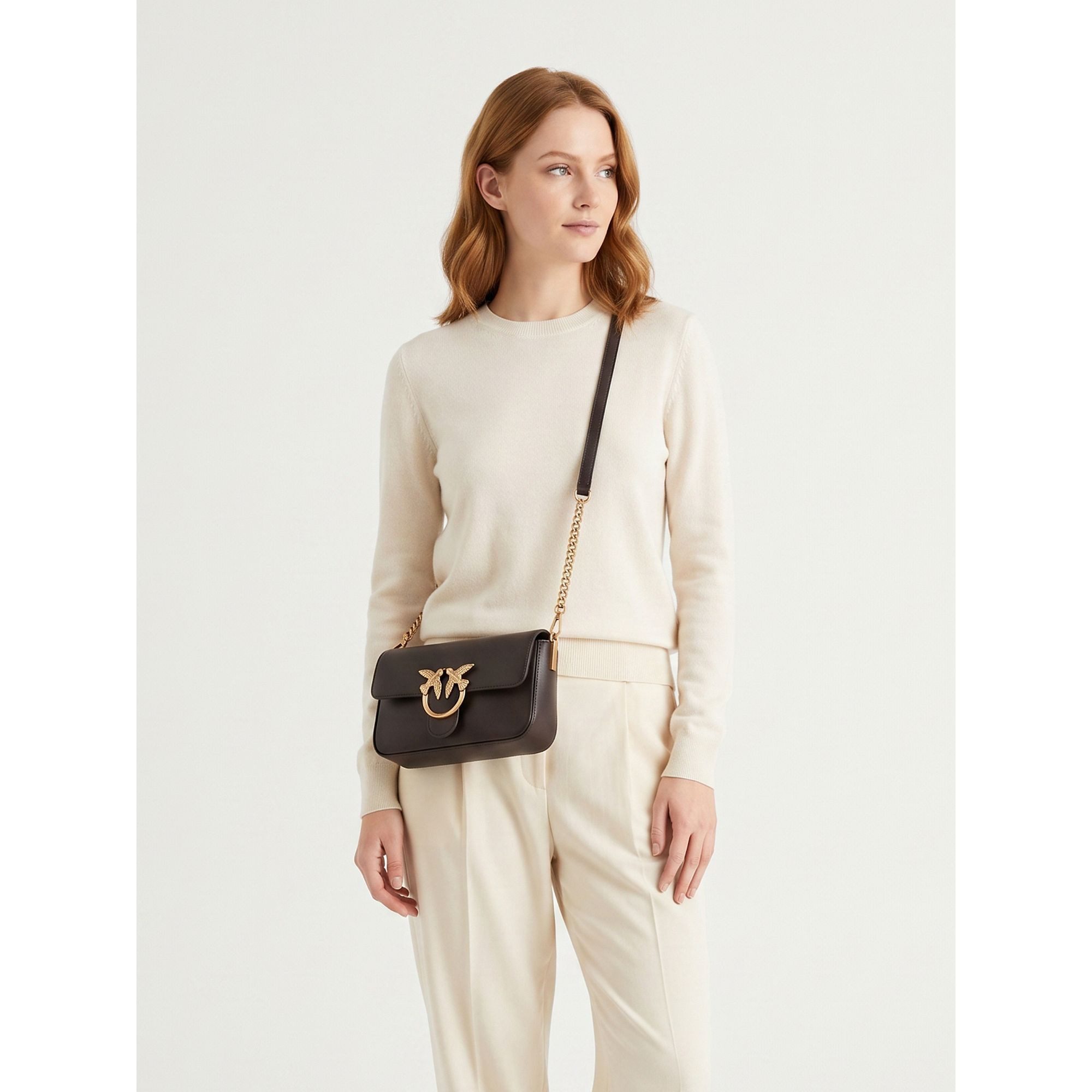 PINKO Umhängetasche Love One, Leder