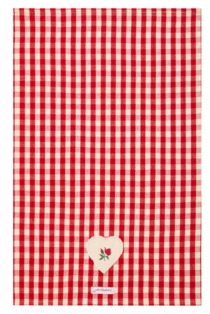 Ulster Weavers Geschirrtuch Gingham Red, (Set, 1-tlg., Set), Baumwolle Geschirrtuch, ca.48x74 cm perfekte Ergänzung für Ihre Küche